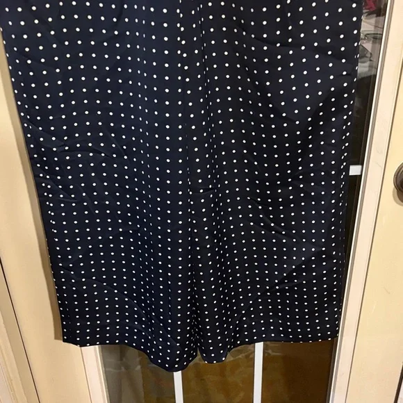 Polka Dot Jumpsuit - Navy and White - Picture 8 of 10